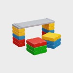 Deska Dydaktyczna z Klockami (zestaw duży)