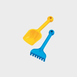 Łopatka + grabki małe