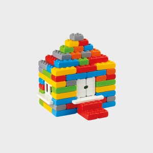 Cegła Junior 90 elementów: okna + drzwi